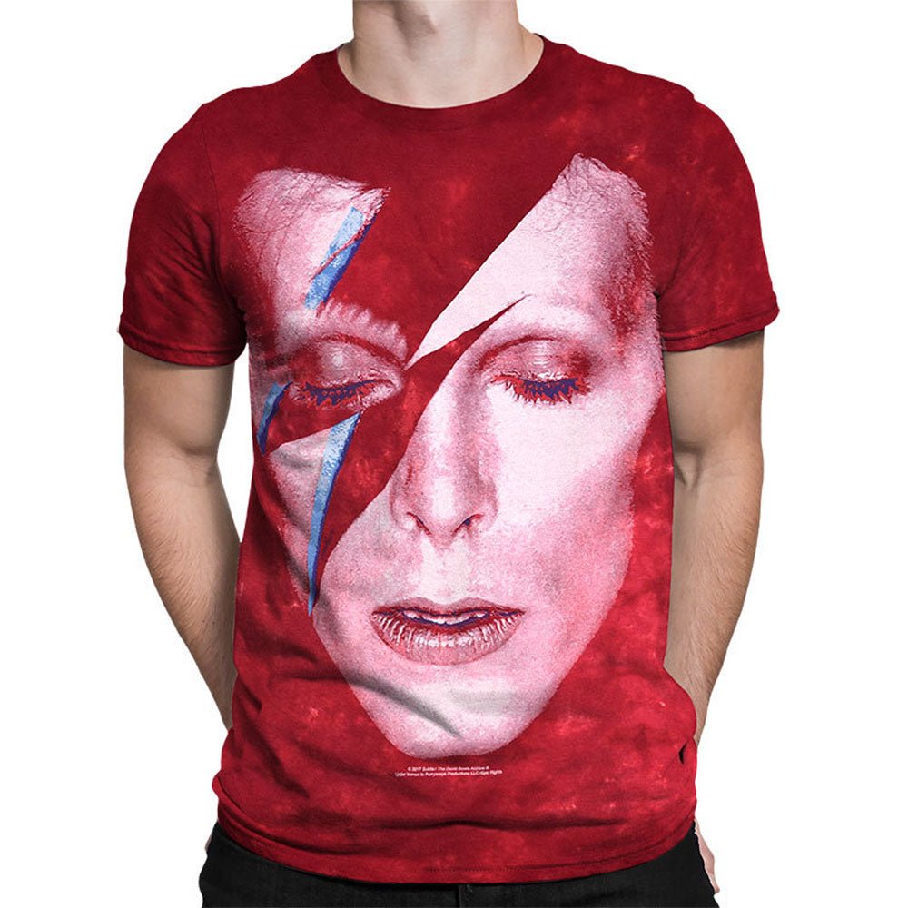 DAVID BOWIE デヴィッドボウイ - ALADDIN SANE / タイダイ / Tシャツ / メンズ - PGS